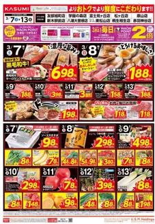 小山市でのカスミのカタログ | 排他的な掘り出し物 | 2026-03-07T00:00:00.000Z - 2026-03-13T00:00:00.000Z