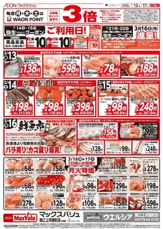 大分市でのマックスバリュのカタログ | 豊富なオファーの選択 | 2026-03-13T00:00:00.000Z - 2026-03-17T00:00:00.000Z