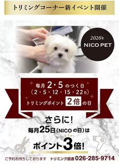 可児市でのホームセンタームサシのカタログ | トリミングイベント | 2026-03-13T00:00:00.000Z - 2026-03-22T00:00:00.000Z