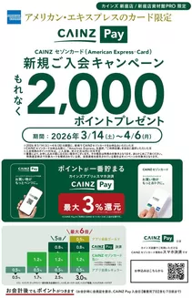 白山市でのカインズホームのカタログ | カインズPay新規入会キャンペーン新座店 | 2026-03-13T00:00:00.000Z - 2026-04-06T00:00:00.000Z