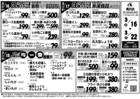 松島町でのAコープ東北のカタログ | 現在の掘り出し物とオファー | 2026-03-16T00:00:00.000Z - 2026-03-22T00:00:00.000Z