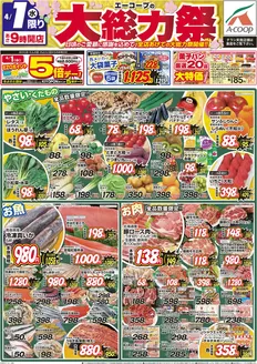 砂川市でのホクレンショップのカタログ | 現在の特別プロモーション | 2026-04-01T00:00:00.000Z - 2026-04-01T00:00:00.000Z