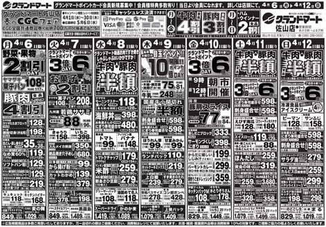 グランドマートのカタログ | グランドマート チラシ | 2026-04-01T00:00:00.000Z - 2026-05-06T00:00:00.000Z