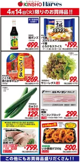 ハーベスのカタログ | 4/14限りのお買得品! | 2026-04-13T00:00:00.000Z - 2026-04-14T00:00:00.000Z