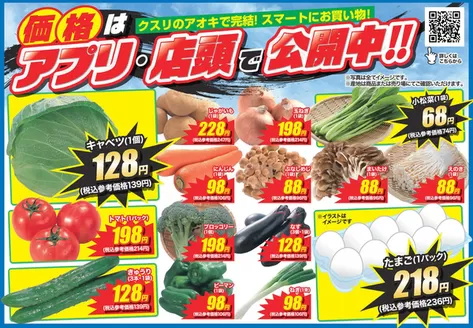 クスリのアオキのカタログ | 発見するための新しいオファー | 2026-04-22T00:00:00.000Z - 2026-05-06T00:00:00.000Z