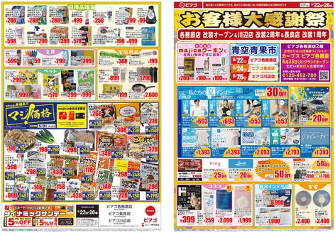 ピアゴのカタログ | 5月22日(金)-5月26日(火) | 2026-05-21T00:00:00.000Z - 2026-05-26T00:00:00.000Z