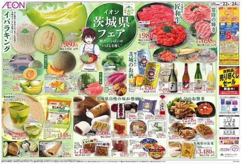 下妻市でのイオンのカタログ | トップディールと割引 | 2026-05-21T00:00:00.000Z - 2026-05-24T00:00:00.000Z