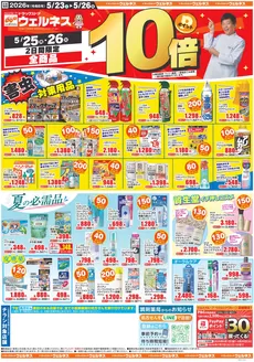 ウェルネスのカタログ | 52326 ウェルネスチラシ 表 | 2026-05-22T00:00:00.000Z - 2026-05-26T00:00:00.000Z