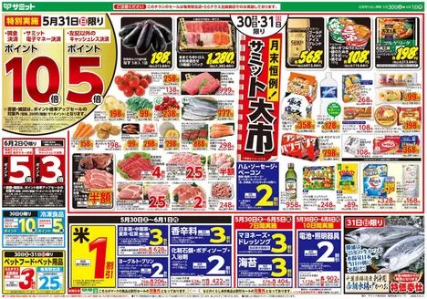 サミットのカタログ | 掘り出し物ハンターのための素晴らしいオファー | 2026-05-29T00:00:00.000Z - 2026-06-01T00:00:00.000Z