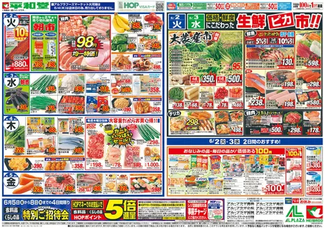 平和堂のカタログ | 排他的な取引と掘り出し物 | 2026-05-29T00:00:00.000Z - 2026-06-05T00:00:00.000Z