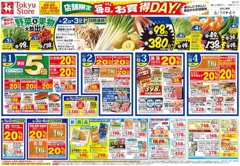 東急ストアのカタログ | 魅力的なオファーを発見する | 2026-05-31T00:00:00.000Z - 2026-06-04T00:00:00.000Z