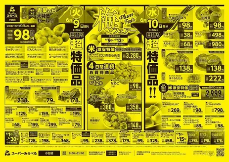 東京都府中市でのスーパーみらべるのカタログ | 豊富なオファーの選択 | 2026-06-09T00:00:00.000Z - 2026-06-30T00:00:00.000Z