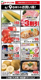 ヨークベニマルのカタログ | 選ばれた製品の素晴らしい割引 | 2026-06-09T00:00:00.000Z - 2026-06-09T00:00:00.000Z