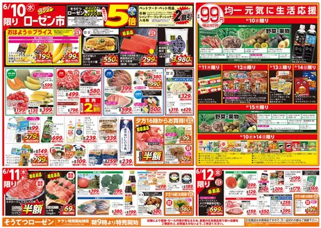 相鉄ローゼンのカタログ | 選ばれた製品の素晴らしい割引 | 2026-06-09T00:00:00.000Z - 2026-06-15T00:00:00.000Z