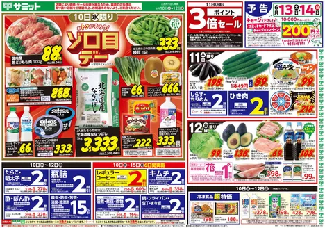 サミットのカタログ | 現在の掘り出し物とオファー | 2026-06-09T00:00:00.000Z - 2026-06-12T00:00:00.000Z