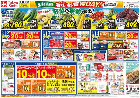 東急ストアのカタログ | すべてのお客様のためのトップディール | 2026-06-11T00:00:00.000Z - 2026-06-14T00:00:00.000Z