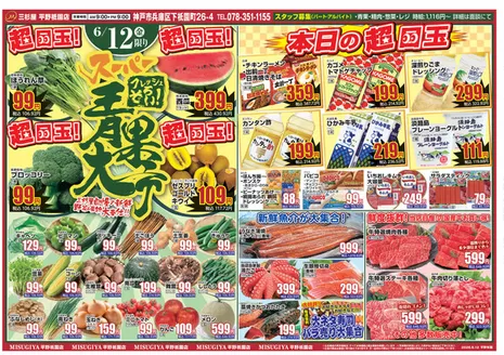 三杉屋のカタログ | 倹約家のためのトップオファー | 2026-06-12T00:00:00.000Z - 2026-06-12T00:00:00.000Z