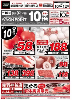 カスミのカタログ | 豊富なオファーの選択 | 2026-06-10T00:00:00.000Z - 2026-06-12T00:00:00.000Z