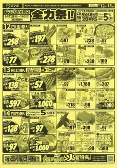 ピアゴのカタログ | 6月12日(金)-6月16日(火) | 2026-06-11T00:00:00.000Z - 2026-06-16T00:00:00.000Z