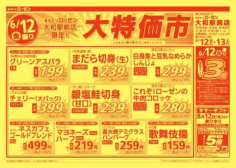 相鉄ローゼンのカタログ | すべての掘り出し物ハンターのためのトップオファー | 2026-06-11T00:00:00.000Z - 2026-06-13T00:00:00.000Z