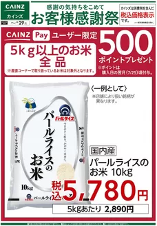 カインズホームのカタログ | お客様感謝祭 お米500ポイントプレゼント 613号 | 2026-06-12T00:00:00.000Z - 2026-06-29T00:00:00.000Z