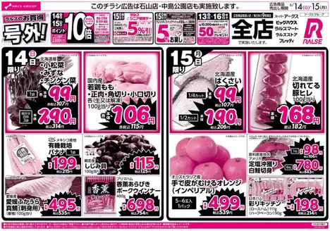ビッグハウスのカタログ | 排他的な掘り出し物 | 2026-06-13T00:00:00.000Z - 2026-06-15T00:00:00.000Z
