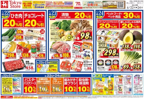 東急ストアのカタログ | 私たちの最高の掘り出し物 | 2026-06-21T00:00:00.000Z - 2026-06-24T00:00:00.000Z