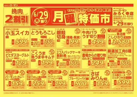 相鉄ローゼンのカタログ | 掘り出し物ハンターのためのオファー | 2026-06-28T00:00:00.000Z - 2026-06-29T00:00:00.000Z