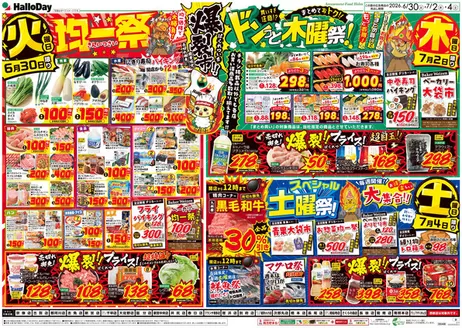 ハローデイのカタログ | すべてのお客様のための素晴らしいオファー | 2026-06-29T00:00:00.000Z - 2026-07-06T00:00:00.000Z