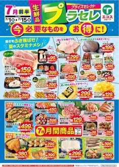 エコスのカタログ | 7月前半生鮮品プラセレ | 2026-07-01T00:00:00.000Z - 2026-07-15T00:00:00.000Z
