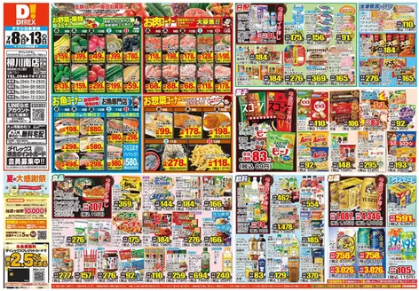 荒尾市でのダイレックスのカタログ | 豊富なオファーの選択 | 2026-08-08T00:00:00.000Z - 2026-08-13T00:00:00.000Z