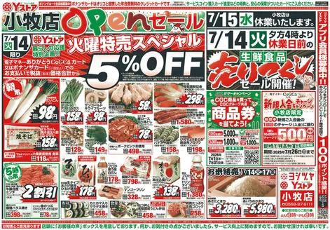 ヨシヅヤのカタログ | 掘り出し物ハンターのための素晴らしいオファー | 2026-07-14T00:00:00.000Z - 2026-07-17T00:00:00.000Z