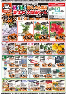 ハンズマンのカタログ | 割引とプロモーション | 2026-07-17T00:00:00.000Z - 2026-07-20T00:00:00.000Z