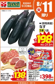 オータニのカタログ | 本日の日替わり商品はこちら | 2026-08-10T00:00:00.000Z - 2026-08-11T00:00:00.000Z