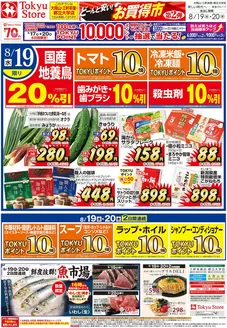 東急ストアのカタログ | トップディールと割引 | 2026-08-18T00:00:00.000Z - 2026-08-20T00:00:00.000Z