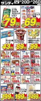 サンディのカタログ | サンディ 最新チラシ | 2026-08-20T00:00:00.000Z - 2026-08-26T00:00:00.000Z