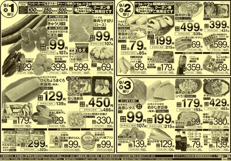 たいらやのカタログ | あなたのための私たちの最高の取引 | 2026-09-01T00:00:00.000Z - 2026-09-03T00:00:00.000Z