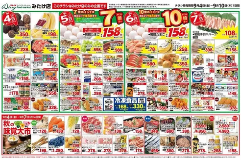 マルイチのカタログ | 9/4~9/10セール | 2026-09-04T00:00:00.000Z - 2026-09-10T00:00:00.000Z