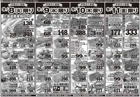 やおふくのカタログ | あなたのための特別オファー | 2026-09-08T00:00:00.000Z - 2026-09-11T00:00:00.000Z