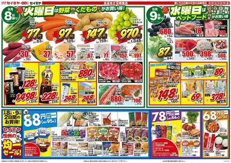 セイミヤのカタログ | 掘り出し物ハンターのためのオファー | 2026-09-08T00:00:00.000Z - 2026-09-09T00:00:00.000Z