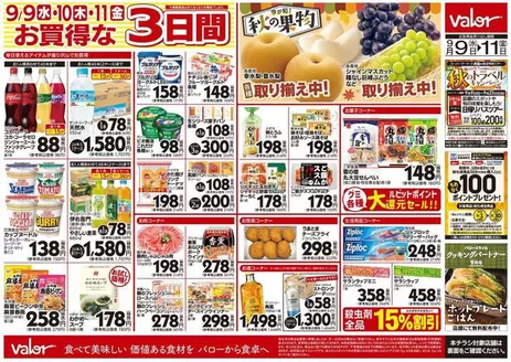 バローのカタログ | すべての掘り出し物ハンターのためのトップオファー | 2026-09-09T00:00:00.000Z - 2026-09-11T00:00:00.000Z
