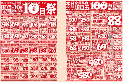 ビッグヨーサンのカタログ | 魅力的なオファーを発見する | 2026-09-10T00:00:00.000Z - 2026-09-30T00:00:00.000Z