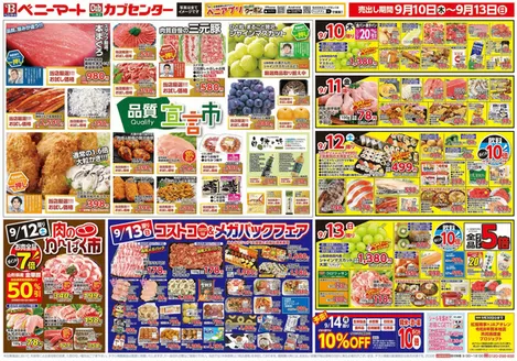 カブセンターのカタログ | 割引とプロモーション | 2026-09-10T00:00:00.000Z - 2026-09-13T00:00:00.000Z