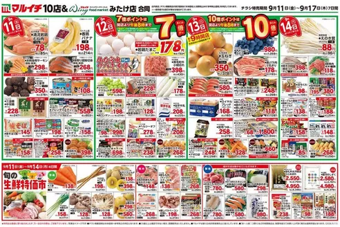 マルイチのカタログ | 9/11~9/17セール | 2026-09-11T00:00:00.000Z - 2026-09-17T00:00:00.000Z