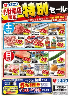 ウオロクのカタログ | 掘り出し物ハンターのためのオファー | 2026-09-12T00:00:00.000Z - 2026-09-13T00:00:00.000Z