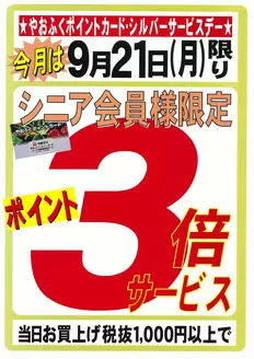 やおふくのカタログ | すべての人のための魅力的な特別オファー | 2026-09-21T00:00:00.000Z - 2026-09-21T00:00:00.000Z