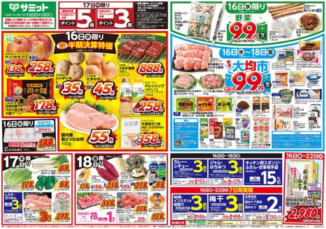 サミットのカタログ | 現在の特別プロモーション | 2026-09-15T00:00:00.000Z - 2026-09-18T00:00:00.000Z