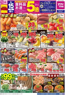 ゆめタウンのカタログ | 排他的な掘り出し物 | 2026-09-14T00:00:00.000Z - 2026-09-16T00:00:00.000Z