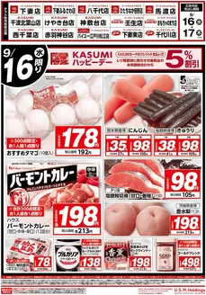カスミのカタログ | 私たちのお客様のための排他的な取引 | 2026-09-16T00:00:00.000Z - 2026-09-17T00:00:00.000Z