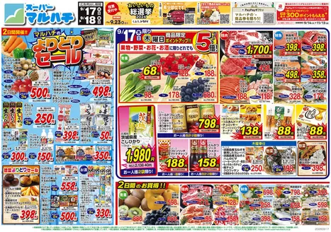 マルハチのカタログ | 2026年9月17日-18日 | 2026-09-16T00:00:00.000Z - 2026-09-18T00:00:00.000Z